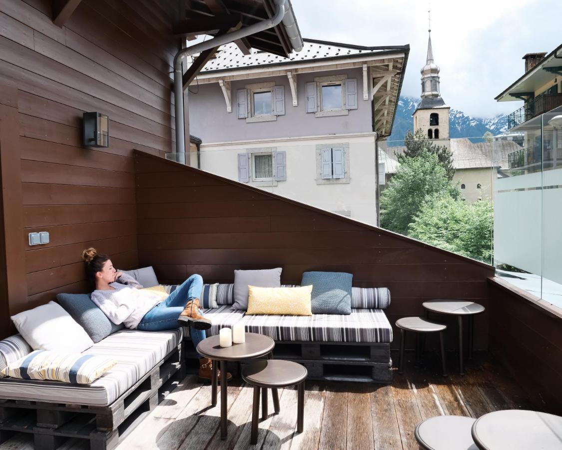 Chalet Hotel Le Whymper Chamonix Bagian luar foto