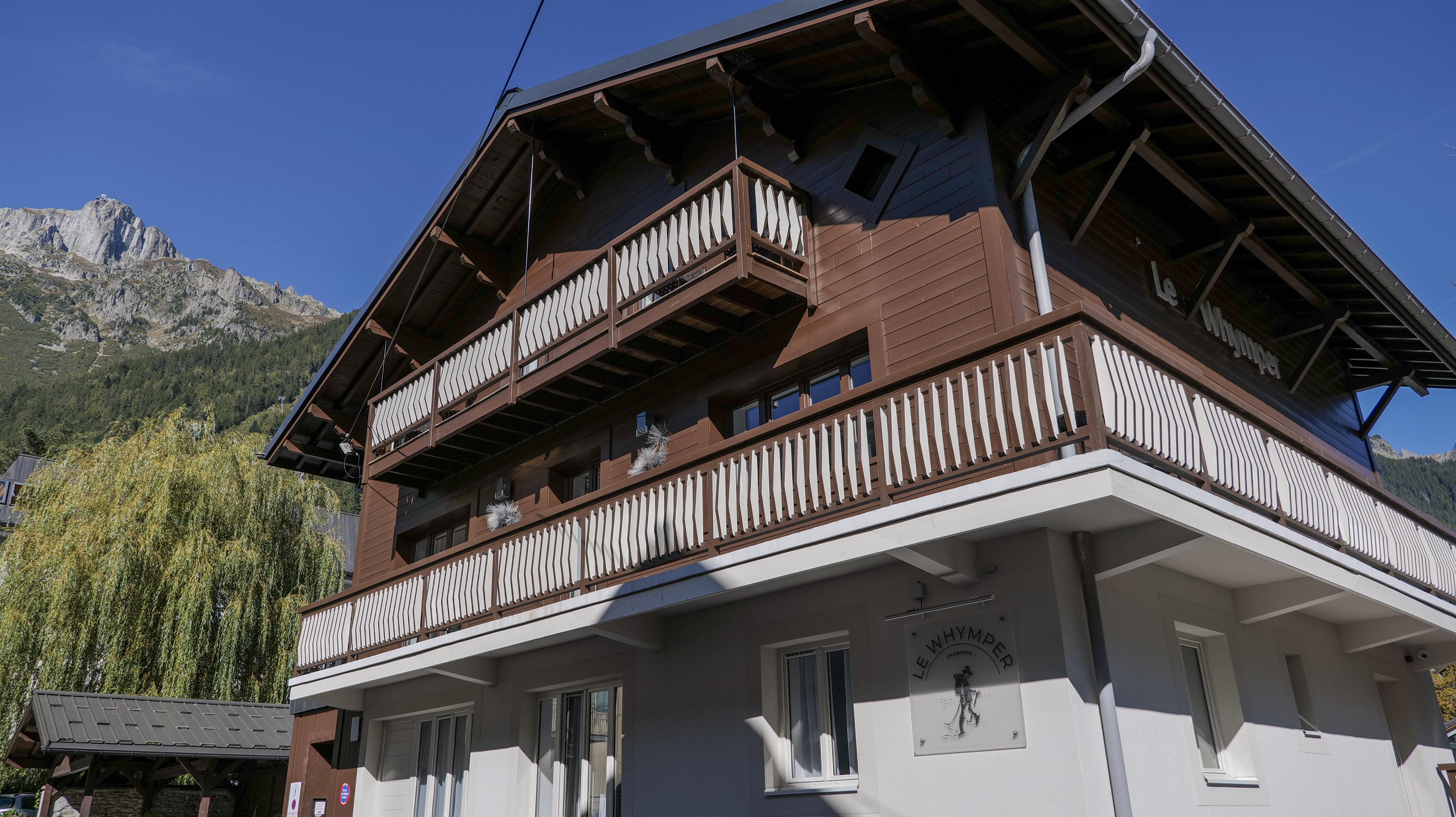 Chalet Hotel Le Whymper Chamonix Bagian luar foto