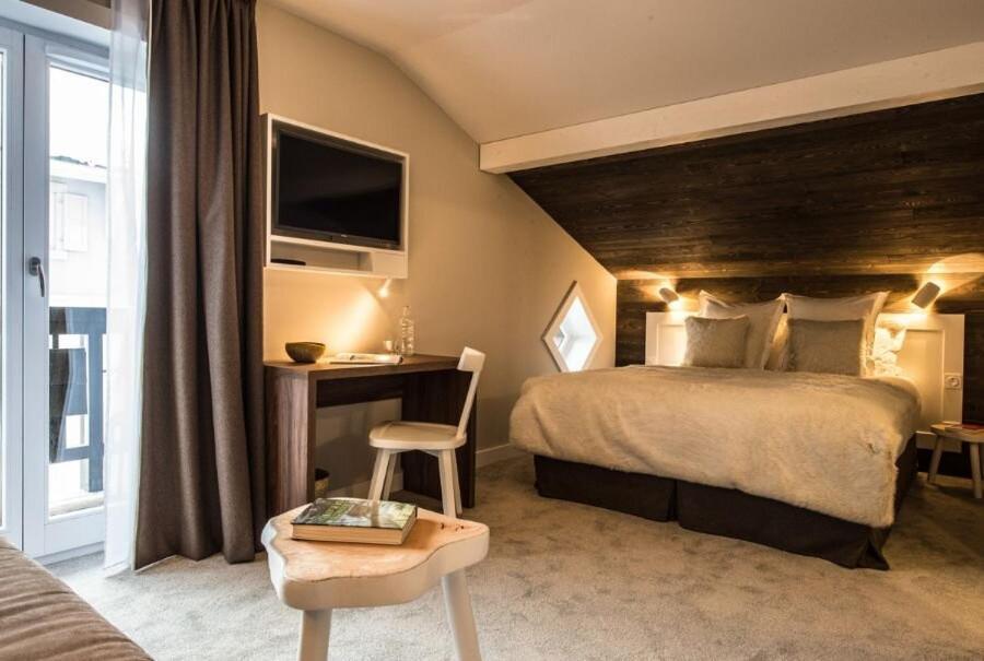 Chalet Hotel Le Whymper Chamonix Bagian luar foto