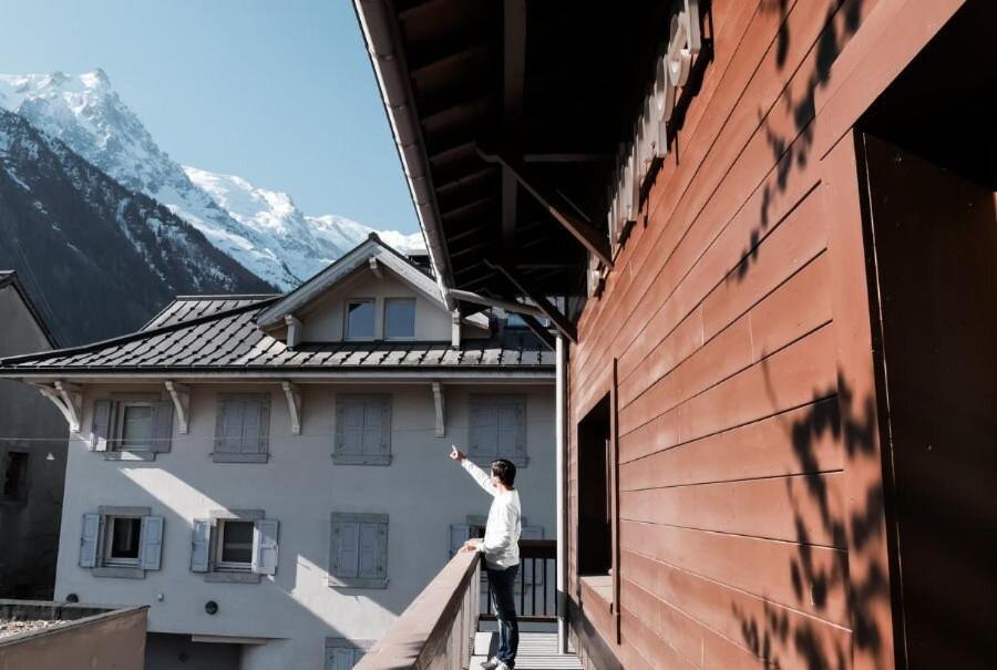Chalet Hotel Le Whymper Chamonix Bagian luar foto